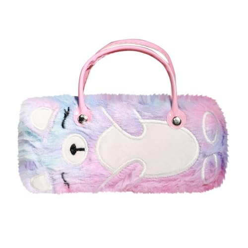 Image of PERFECTSIGHT Hard Shell Eyeglasses Case, PU Leather Protective Glasses Case, Cute Eyeglass Case for Women Men Girls