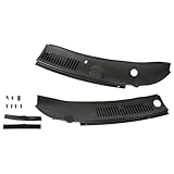QSKCBXVL Windshield Wiper Improved Cowl Panel Vent Grille Hood Fits (Black)