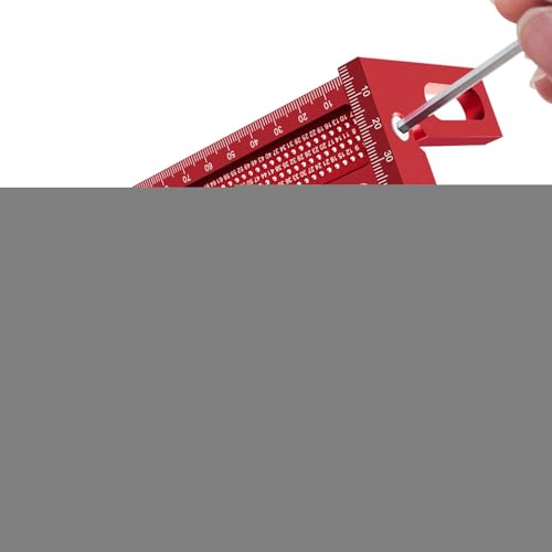 Règle triangulaire multi-angles en aluminium usiné pour traçage de haute précision