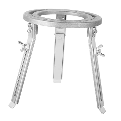 KICHOUSE Aluminum Alloy Lab Tripod Stand Adjustable Chemistry Heating Burner Support for Experiments