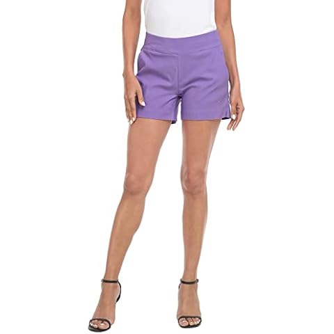 HDE Women's High Waisted Chino Shorts Cover