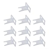 Montage facile : Lot de 2 510 présentoirs réglables en acrylique pour livres, magazines, brochures, œuvres d\'art, électroniques, documents, vente au détail, à la maison, au bureau (10 pièces)