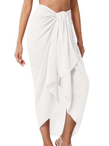 Image of QIANXIZHAN Women's Swimsuit Cover Up,Beach Sarong Wrap Bottom Coverup