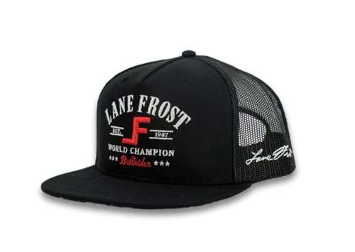 Image of Lane Frost Flat 6-Panel Western Trucker Hats for Men & Women