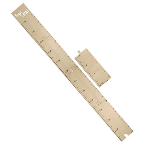 Medidor de altura infantil para pared en dormitorios de bebé con láminas decorativas de madera
