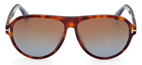 Tom Ford Sunglasses FT 1080 53F Blonde Havana/Shiny Light Blue2
