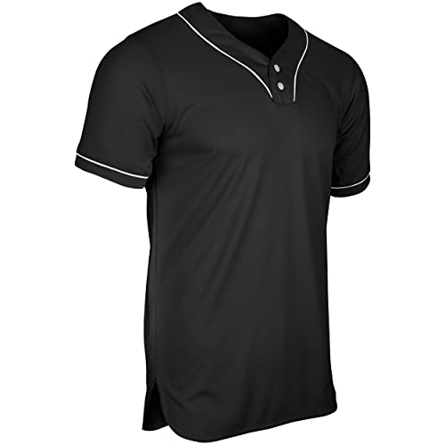 Champro Camiseta de Béisbol para Hombre Heater 2 botones con ribete miniatura 1