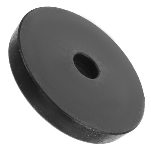 Pied stable anti-basculement en métal lourd pour lampe de bureau ronde et solide