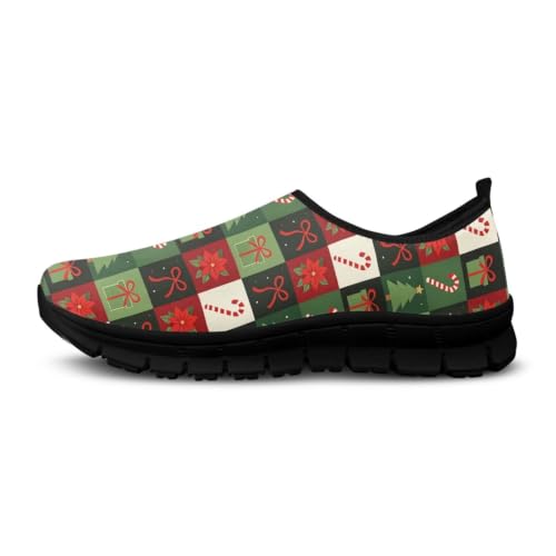 Image of Womens Slip On Walking Shoes Non Slip Loafer Breathable Holiday Travel Shoe Lightweight Casual Low Top Sneakers SizeUS 5.5-11.5