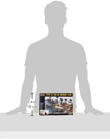 Miniatura 3 de Bolt Action Tipo 97 Chi-Ha Tanque Medio Japonés 156 WWII Guerra Mundial Kit de Modelo de Plástico