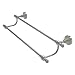 Allied Brass RW-72/18 Retro Wave Collection 18 Inch Double Towel Bar, Satin Nickel