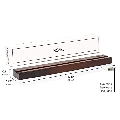 MÖNKE Vinyl Record Wall Mount, an Elegant Display Ledge Made from Solid Wood - Image 3