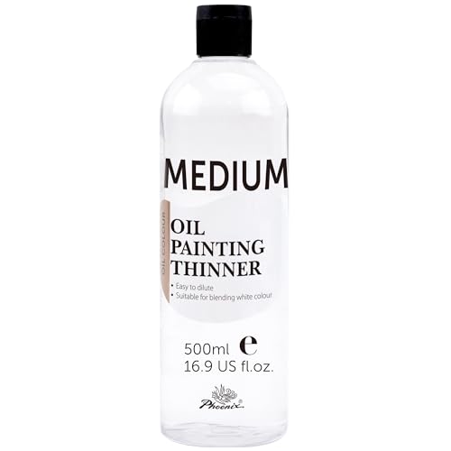PHOENIX Oil Paint Thinner 500ml - 16.9 Fl Oz. Oil