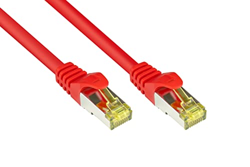 Cable Patch Ethernet RJ45 Cat 7 rojo 1.5 m miniatura 1