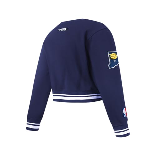 Image of Pro Standard Big Girls NBA Retro Classics Fleece Crewneck Sweatshirt