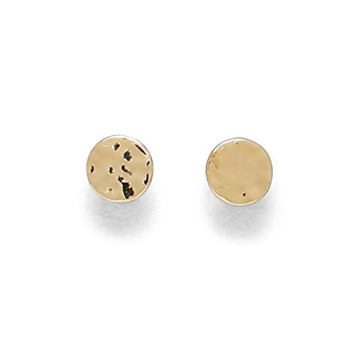 Kenneth Cole New York Gold-Plated Hammered Disc Earrings