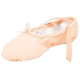 Adult'#1 Pro' Canvas Split-Sole Ballet Shoes S1CPNK9 W Ballet Pink 9 W US