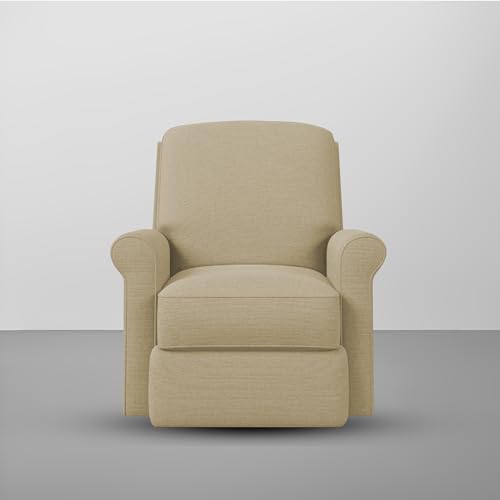 Image of CASALIVING Mersin Comfy Fabric Single Seater Recliner Chair, Recliner Sofa for Relaxing, Recliner Chair for Home Relax (Cream) | Premium Fabric Sofa