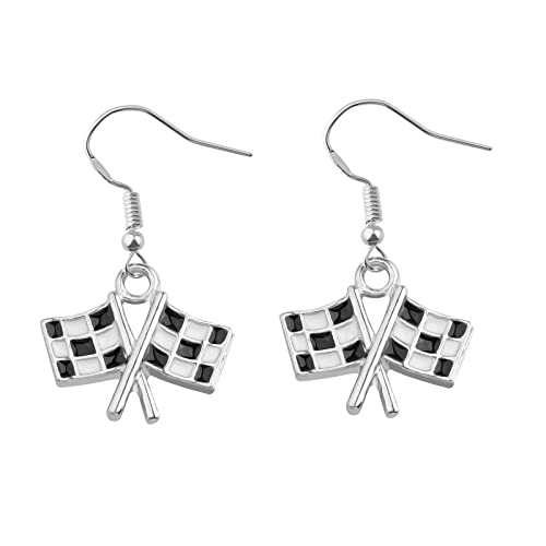 Race Charm Earring for Car and Drag Racing Day Gift - Main Image