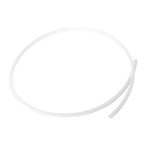 Image of Othmro PTFE Teflon Bowden Tube 3.28ft-6mm ID x 7mm OD-Milky White Connector Tubing for 3D Printer-1PCS