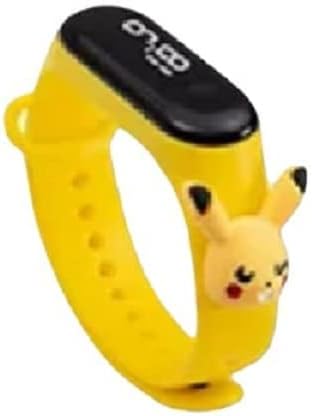 ZOVUTADigital Dial Waterproof Stylish and Fashionable Wrist Smart Watch LED Band for Kids, Rakhi, Colorful Cartoon Character Super Hero for Boys & Girls (Removable silicon strap)