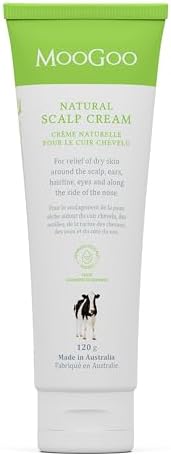 MooGoo Scalp Cream – Natural Scalp Treatment Cream for Itchy Scalp - Soothing Dry Scalp Moisturizer - for Use Around the Scalp, Ears, Hairline, Eyes & Nose.