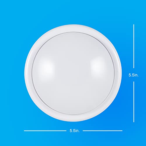 Ge Tap Light, Battery Operated, White, Push Light, Stick On Lights, Wireless Lights, Portable, Under Cabinet Lighting, Perfect For Under Cabinets, Closet, Nightstand, Bathroom, Hallway, 54807 #TOP1