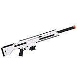 Zhenweiqi Baize Blaster, ZWQ S100S Half Length Dart Sniper Blaster Long-Range High Precision Powerful Launcher 12+ (White)