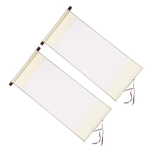 Papel Xuan para caligrafía china en rollo continuo que evita manchas de tinta 2 packs