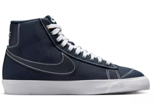 NIKE Zapatillas W Blazer Mid '77 Cnvs Tela Vaquera Azul Marino Talla 38 Mujer