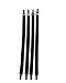 Wesol Shirt Stays 4 Pack Military Black Made in USA