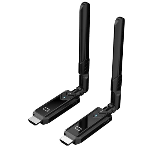 1313 FEET/400M Wireless HDMI Transmitter and Receiver with Adapter 4K, Wireless HDMI Extender Kit,...