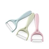 3PCS Potato Peeler Multi-Peel Y-shaped Ceramics Peeler Easy Grip Handles for Kitchen Vegetable Fruit...