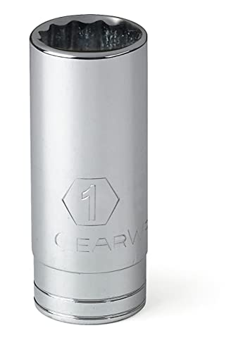 GEARWRENCH 1/2 Drive Deep SAE Socket 1, 12 Point - 80795