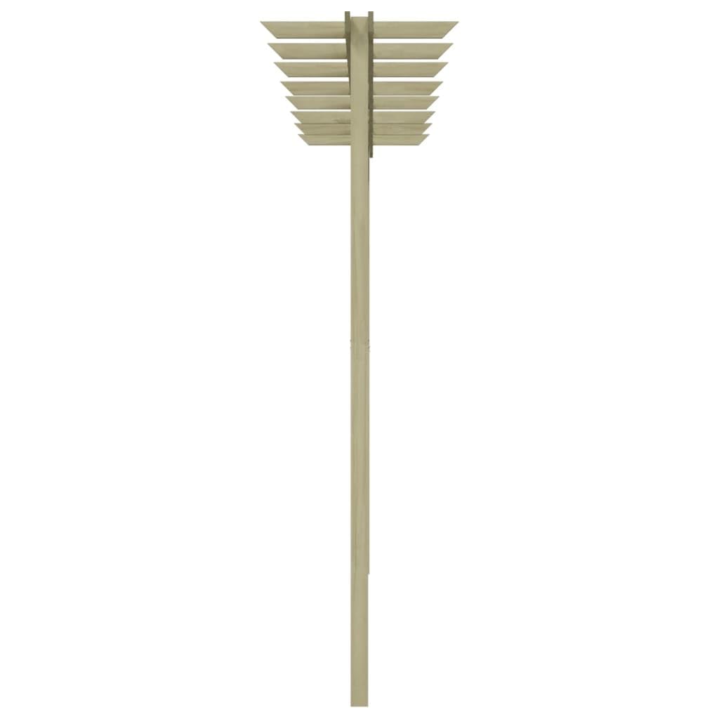 vidaXL Legno di Pino Impregnato Pergola da Giardino Pergolato Supporto Piante