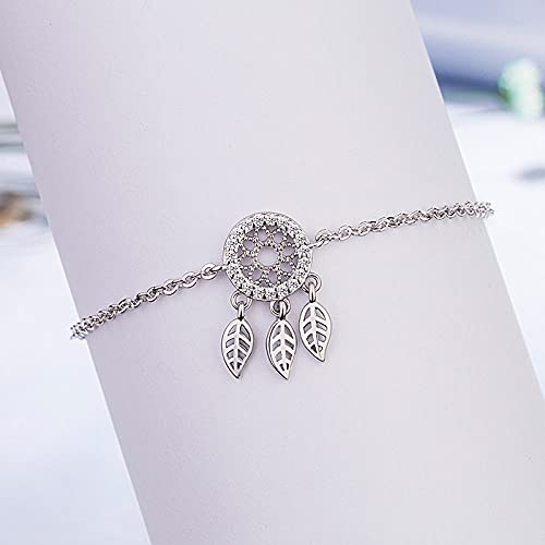 Pulsera atrapasueños de plata estilo vintage para lucir con amigas 5