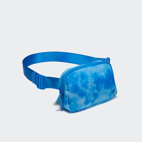 Image of Pander Two Way Zipper Fanny Pack Nylon Everywhere Belt Bag for Women, Water Repellent Waist Packs, Crossbody Bags with Adjustable Strap (Cloud Blue)
