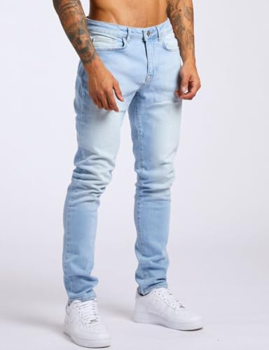Kinghua Skinny Jeans Men Summer Fall Casual Distressed Beach Stretch Streetwear Denim Slim Straight Pants with Pockets4
