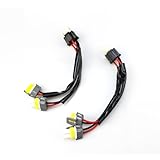 ANP PUAUTO Headlight Bulb Conversion Socket Harness Plug Wire Adapter for 9005 9006 to H4 100w(2Pcs)