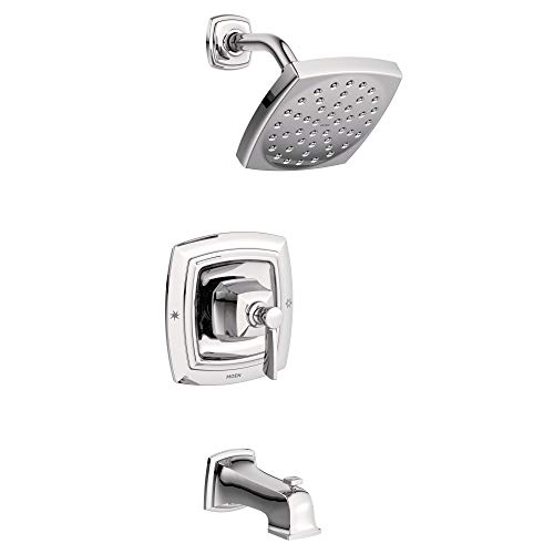 Moen 82922 Conway Posi-Temp Tub and Shower with Valve Included, Chrome