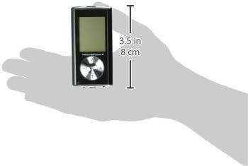 HealthmateForever HM8GL device showing approximate dimensions of 3.5 inches or 8 cm