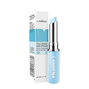 LANBENA Hyaluronic Acid Lip Balm Moisturizing Lips Reduce Fine Lines Relieve Dryness Long-Lasting Protection Nourishing Lip Care (1.8g / 0.06 fl oz)