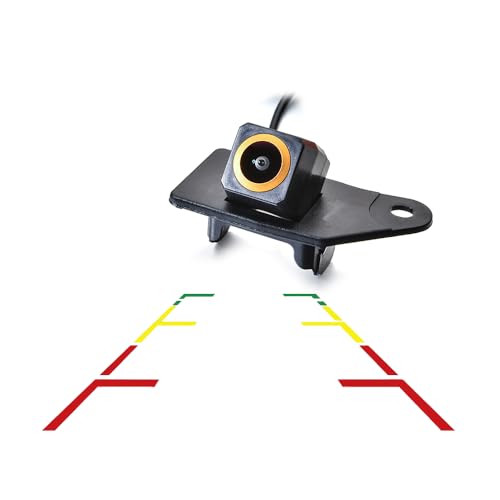 Image of Vlicevrn HD LED Car Rear View Camera Night Vision Backup Parking Waterproof IP68 Vehicle-Camera for Mitsubishi ASX /Mitsubishi RVR /Mitsubishi Outlander Sport 2010~2015 (Golden Full Fixed)