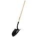 Toolbasix 10727 PRL-P Shovel, 45 in Hardwood Handle