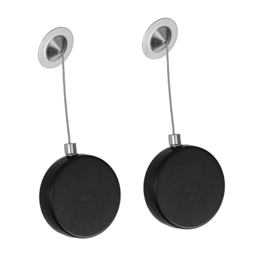 Mipcase 2Pcs Retractable Steel Cable Lock Durable Theft Wire Rope for Outdoor Equipment Effortless Automatic Retraction High Strength Security for Travel and Daily Use