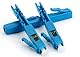 LC UPC Glasfaser Verbinder [10 Stück] LC/UPC Glasfaser Schnellverbinder Singlemode Fiber Fast Connector LWL-Stecker For 2.0 mm Cable