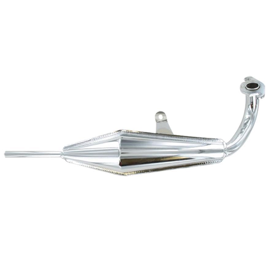 Pot d'échappement Peugeot 103 chromé idéal pour restaurer votre mobylette vintage