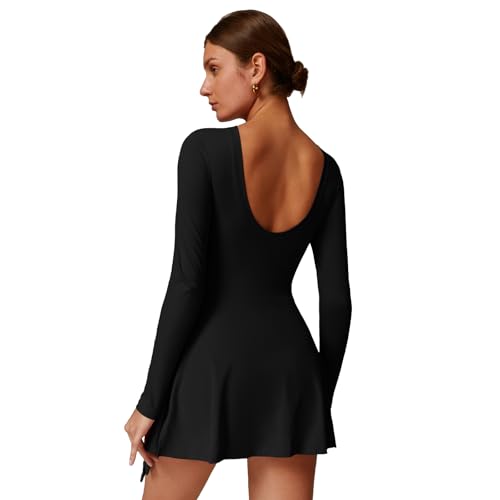 Women’s Tennis Dress with Built-in Shorts – Athletic Golf Dress Activewear for Sports & Casual Wear4