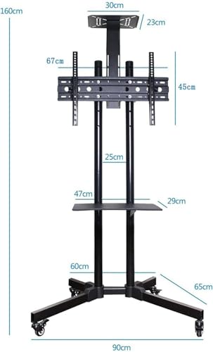 Soporte móvil para TV con ruedas universal, 32-65 pulg miniatura 6