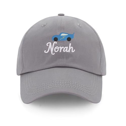 Image of Personalized Baby Infant Baseball Cap Custom Boys Girls Embroidered Sun Hat Custom Trucker Hats for Toddler Kids